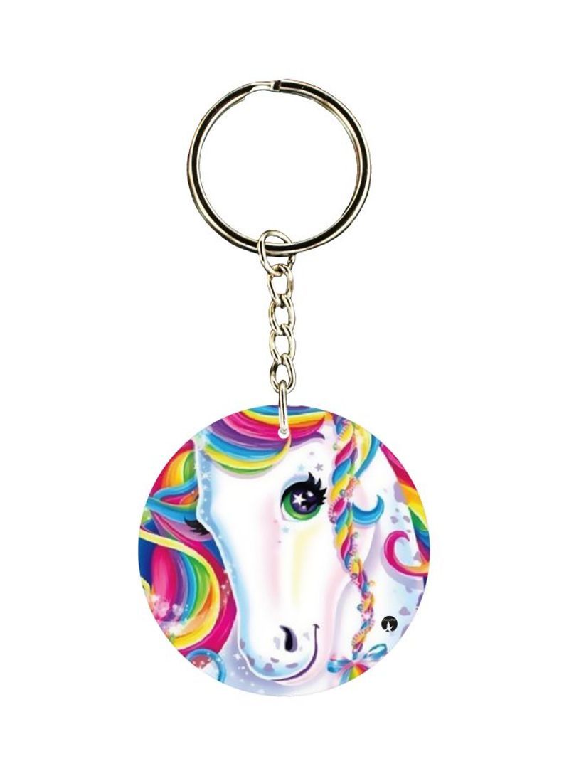 RKN Unicorn Printed Keychain