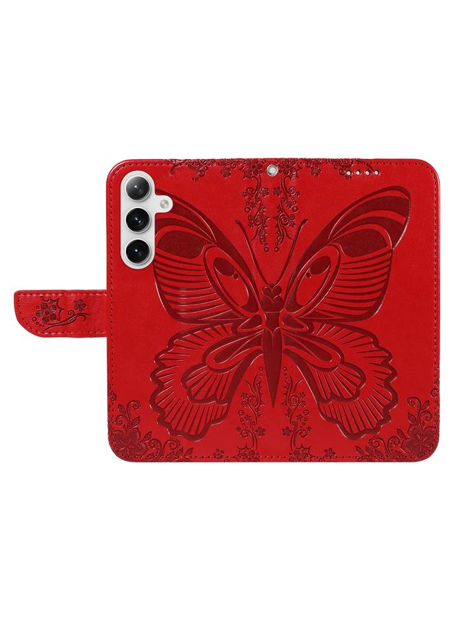 S-TOP Case For Samsung Galaxy S25+ / S24+ 5G Swallowtail Butterfly Embossed Leather Phone Case - Image 4