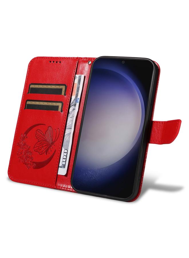 S-TOP Case For Samsung Galaxy S25+ / S24+ 5G Swallowtail Butterfly Embossed Leather Phone Case - Image 5