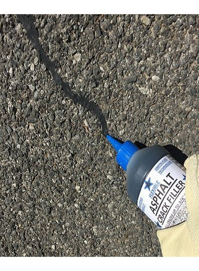 Blue Star Bluestar Flexible Asphalt Crack Filler, DIY - No Special Tools Needed, Fill Cracks in Asphalt Driveways and Parking Lots. 16 fl. oz. Bottle. - Image 2