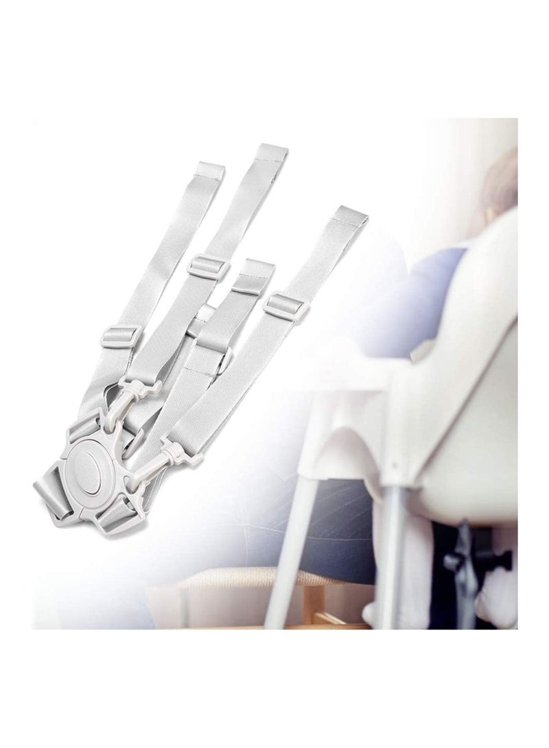 Excefore Adjustable 5 Point Harness Baby Safety Strap Belt for Stroller Pushchair Pram Buggy, Universal High Chair Baby Seat Security Belt Replacement - Image 5