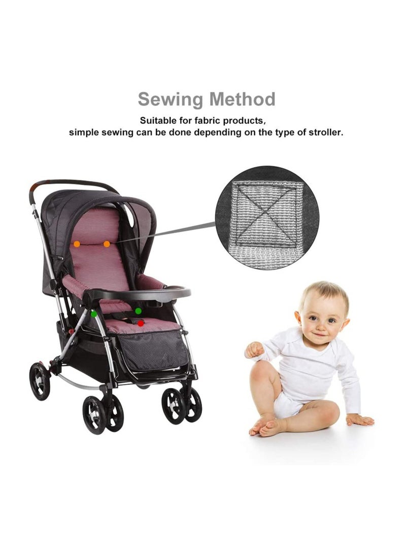 Excefore Adjustable 5 Point Harness Baby Safety Strap Belt for Stroller Pushchair Pram Buggy, Universal High Chair Baby Seat Security Belt Replacement - Image 2