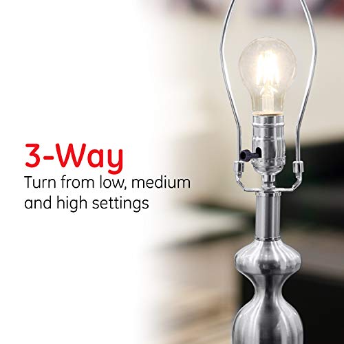 Power Gear 3-Way Lamp Socket, Medium Base, Turn for Low-Medium-High Light Settings, Repair/Replace Floor and Table Lamps, DIY Project, UL Listed, Silver, 12829, 1 Pack - Image 2