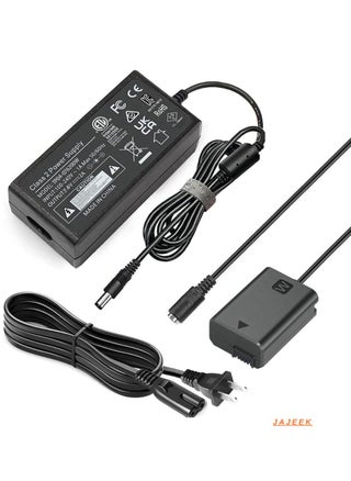 AC-PW20 AC Power Adapter & NP-FW50 Dummy Battery Kit for Sony Alpha Cameras – Compatible with ZV-E10, A7 Series, A6500, A6400, A6300, A6100, A6000, A5100, RX10, NEX Models - pzsku/Z05F1F431019912A89405Z/45/_/1736262859/5fb3226a-b34f-475a-8a62-d41c2db693b4