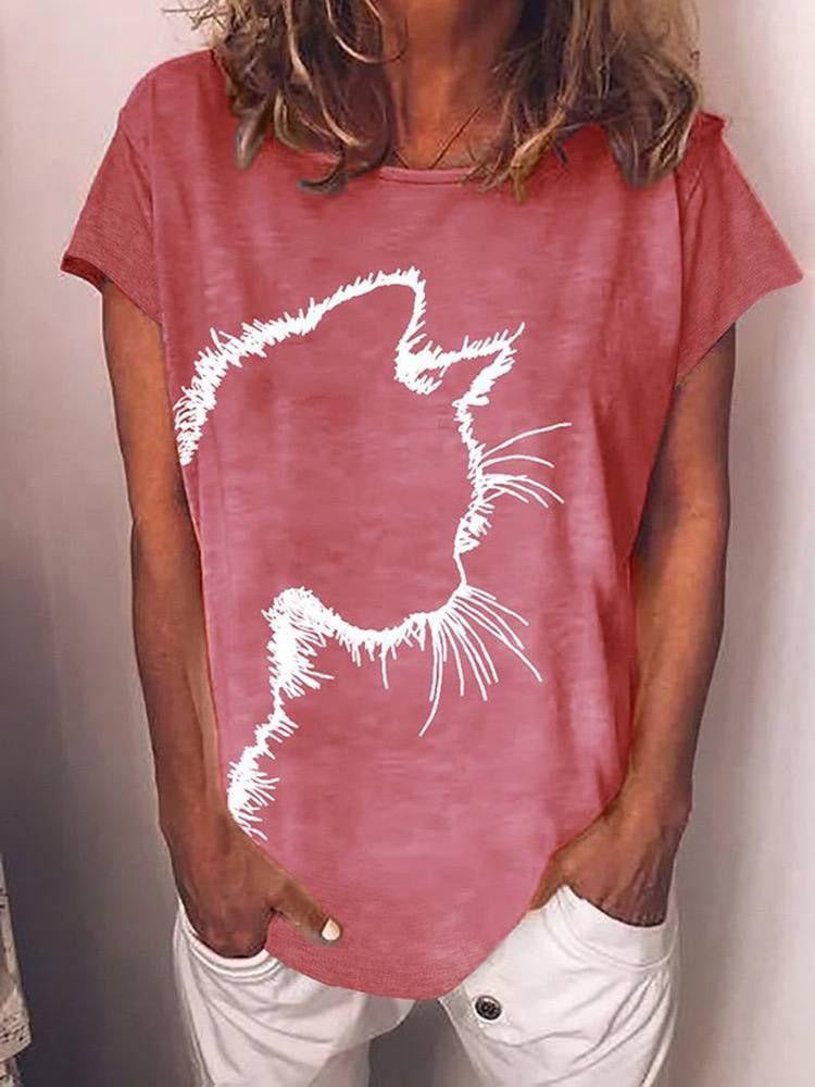 Nns 2023 Spring New Round Neck Women'S T-Shirt Round Neck Short Sleeve Letter 3D Printed Women'S T-Shirt - Image 1
