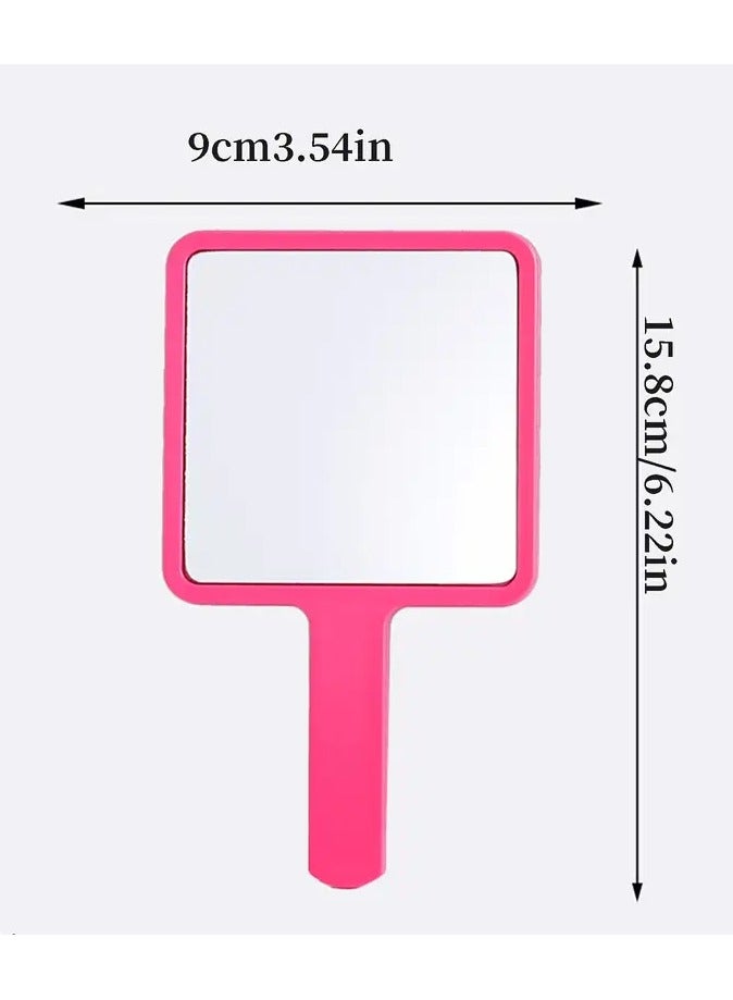 Rozino Chic Cartoon-Themed Portable Handheld Makeup Mirror - Compact, Multi-Functional for Travel & On-the-Go Touch-Ups  - Image 3