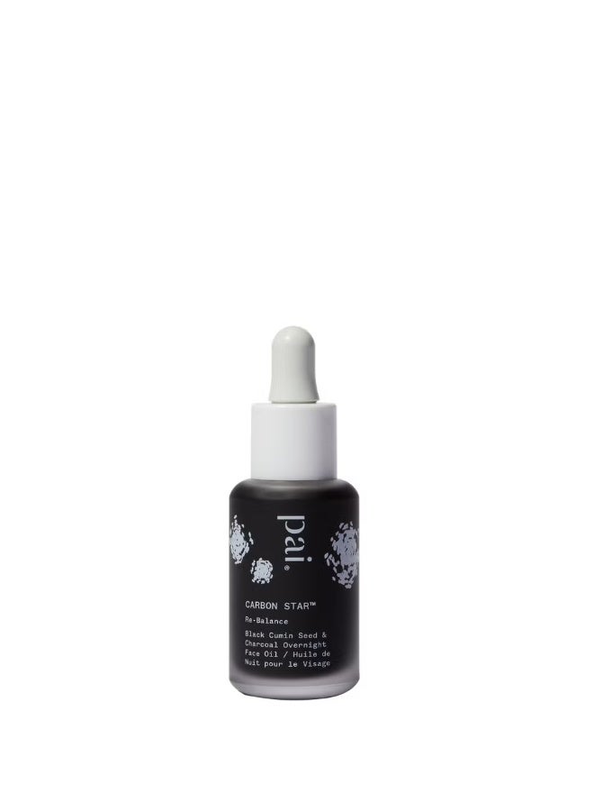 pai Pai Skincare Carbon Star Detoxifying Overnight Face Oil 30ml  - Image 1