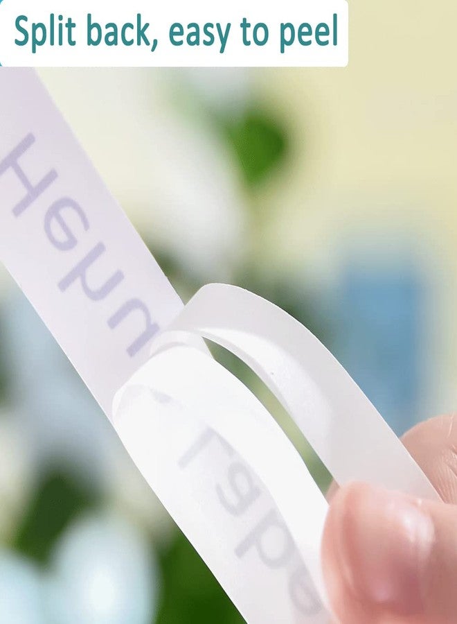 Hehua Compatible Label Tape Replacement for Brother P-Touch Label Maker Tape TZe-241 TZe241 TZ-241 TZe Tape 18mm 0.7 Laminated White for Ptouch PTD400 PTD600 PTP750W PT1880 ( Black on White, 4 Pack ) - Image 3