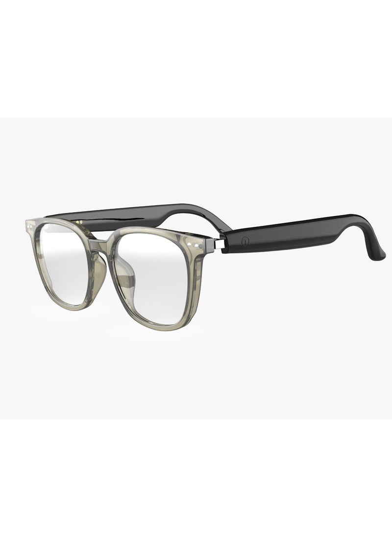 GREEN LION - GL-SG6 Stockholm Smart Glasses / Play & Pause / Answer & Reject Calls / Photochromic, Polarized & Anti-Blue Lens / Built-in Microphone / UV400 Protection / Voice Assistant / Remote Camera / Touch Control / TWS Function - Black - Image 1