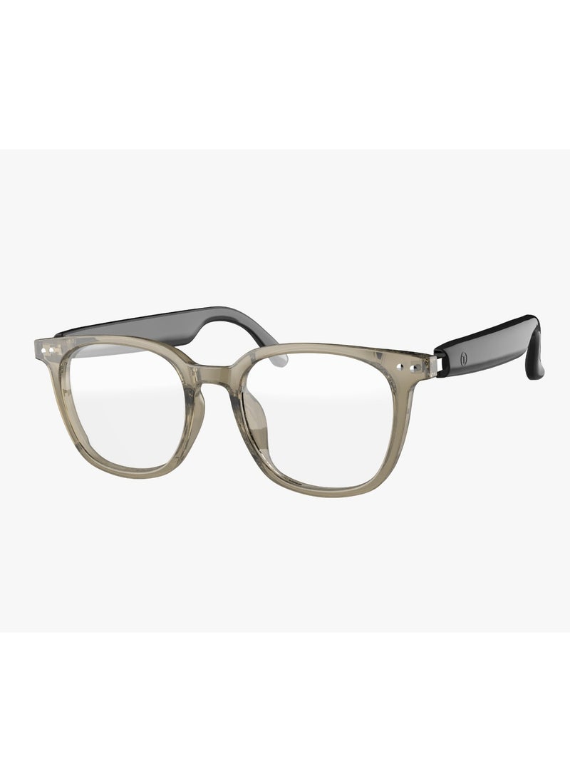 GREEN LION - GL-SG6 Stockholm Smart Glasses / Play & Pause / Answer & Reject Calls / Photochromic, Polarized & Anti-Blue Lens / Built-in Microphone / UV400 Protection / Voice Assistant / Remote Camera / Touch Control / TWS Function - Black - Image 1
