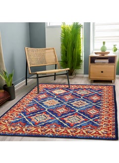 Status Contract Status Contract Rugs for Living Room|(3x5ft) Printed Carpet for Living Room Decor|Anti Skid Backing Home Essentials|Aesthetic Vintage Decor Carpet for Bedroom | Boho Rugs for Living Room (Multi-1103)  - Image 1