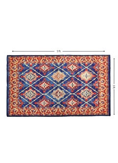 Status Contract Status Contract Rugs for Living Room|(3x5ft) Printed Carpet for Living Room Decor|Anti Skid Backing Home Essentials|Aesthetic Vintage Decor Carpet for Bedroom | Boho Rugs for Living Room (Multi-1103)  - Image 2
