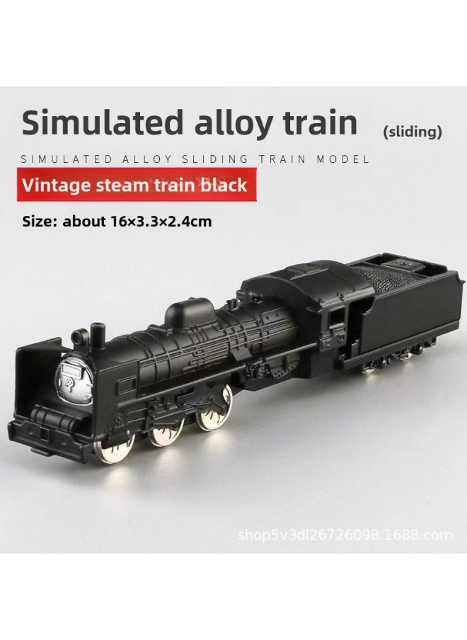 Simulation Alloy 1:48 Harmony Fuxing Green Leather Train Subway Model Car Model Decoration Men's Toy Wholesale-Color:The Swiss Train  - Image 5