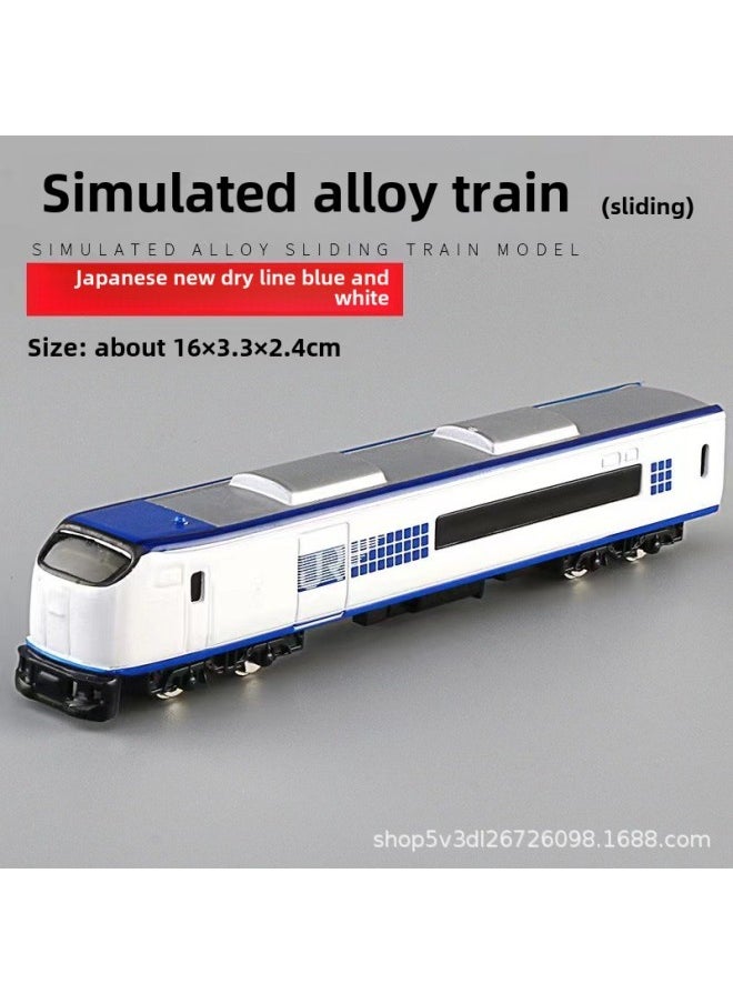 Simulation Alloy 1:48 Harmony Fuxing Green Leather Train Subway Model Car Model Decoration Men's Toy Wholesale-Color:The Swiss Train  - Image 4