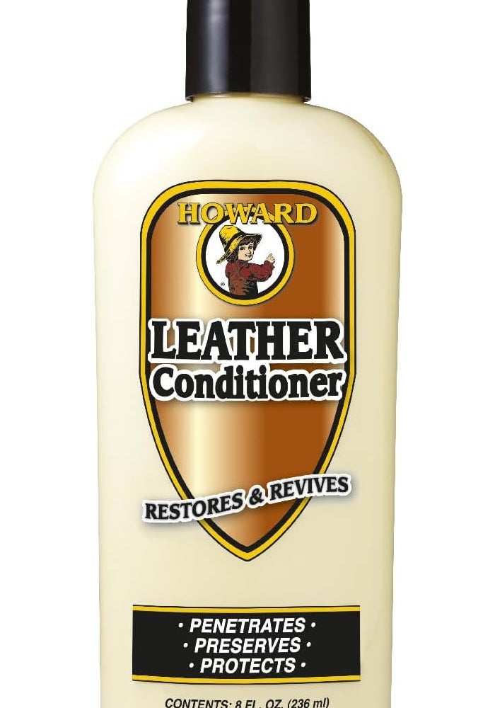Howard LC0008 Leather Conditioner, 8-Ounce - Nourishing and Protecting Cream for Leather Care - Image 1