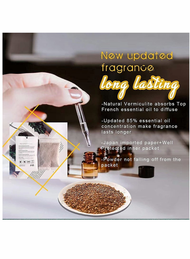 KASTWAVE 12 Packs Lavender Closet Deodorizer Air Freshener Long Lasting Scented Drawers Sachets Smell Goods for House - Image 3