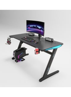 NKX Ergonomic Gaming and Computer Desk with LED Lights 120 CM  - Image 1