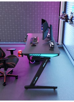 NKX Ergonomic Gaming and Computer Desk with LED Lights 120 CM  - Image 4