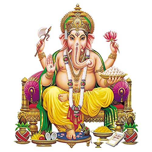 Rangoli Modern Medium God Wall Sticker - Image 1