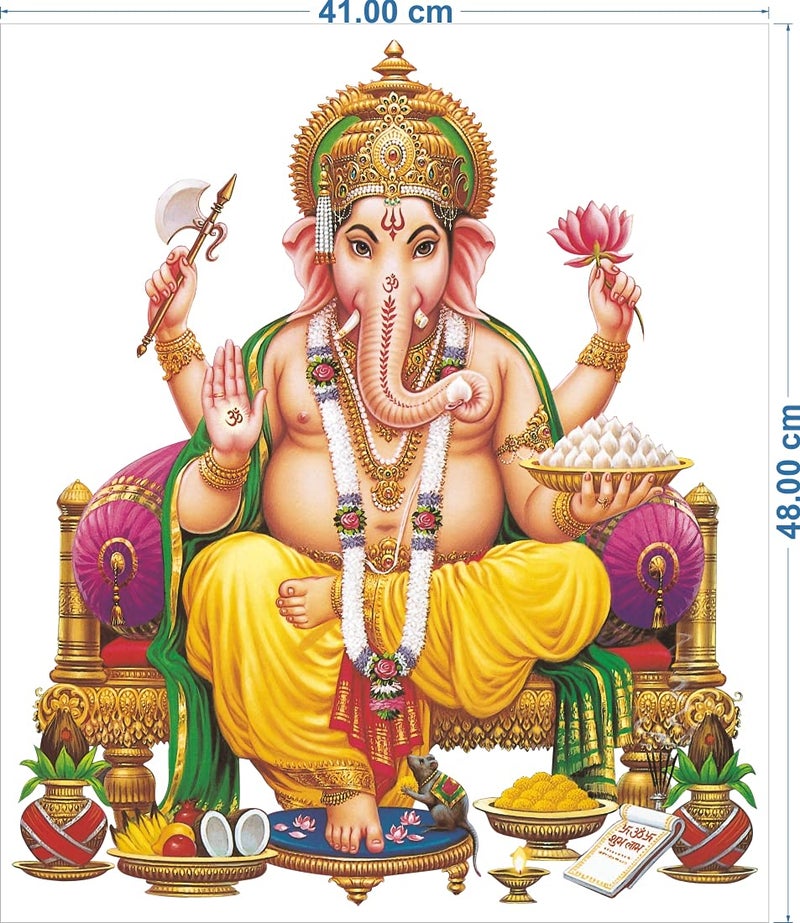Rangoli Modern Medium God Wall Sticker - Image 5