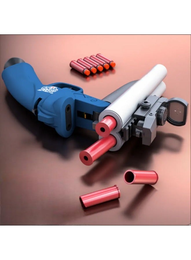 TEKNOWORTH Soft Bullet Toy Gun for Kids Ã¢â¬â Safe Outdoor Shooting Game Toy with Soft Balls | Unisex Plastic Gun for Ages 5Ã¢â¬â14+, Fun Target Practice & Role Play | Kids Outdoor Play Gun (Blue) - Image 4