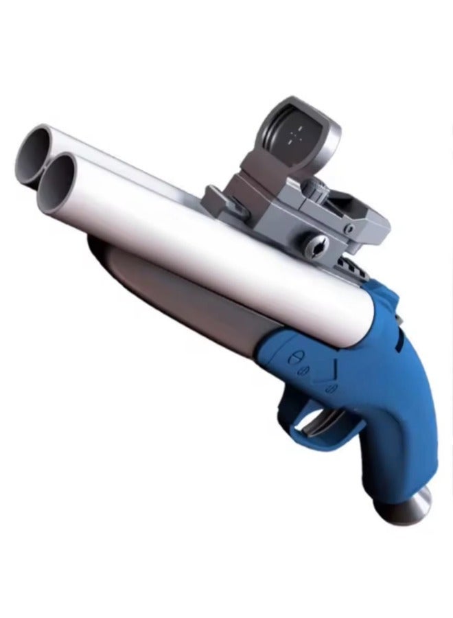 TEKNOWORTH Soft Bullet Toy Gun for Kids Ã¢â¬â Safe Outdoor Shooting Game Toy with Soft Balls | Unisex Plastic Gun for Ages 5Ã¢â¬â14+, Fun Target Practice & Role Play | Kids Outdoor Play Gun (Blue) - Image 2