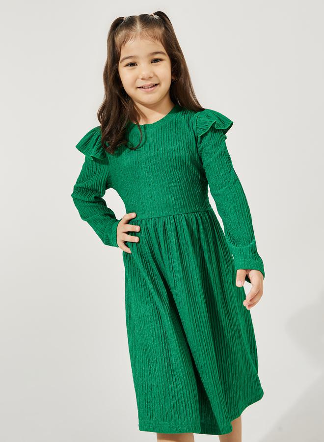 Styli Ruffled Longsleeve Dress  - Image 2