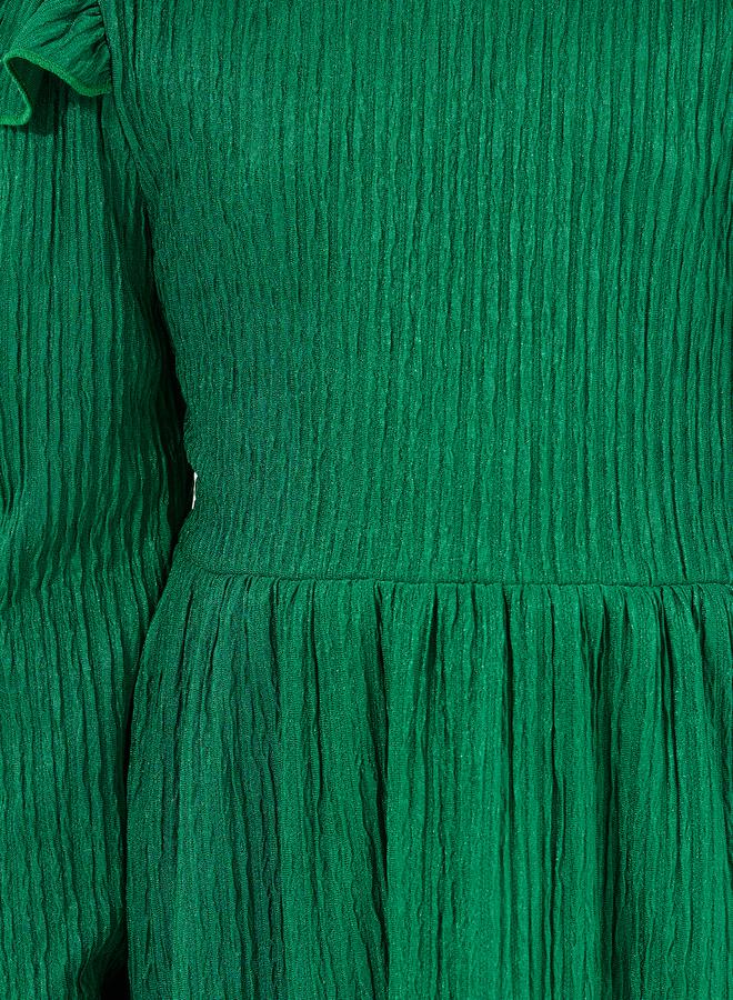 Styli Ruffled Longsleeve Dress  - Image 3