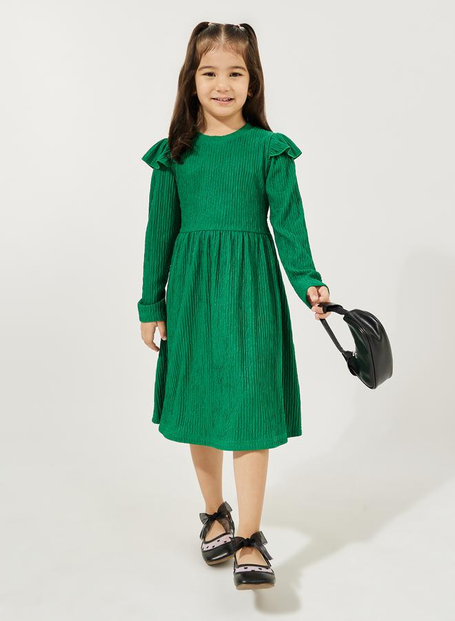 Styli Ruffled Longsleeve Dress  - Image 1