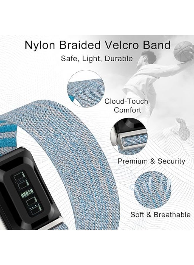 حزام العضلة ذات الرأسين متوافق مع Whoop 5.0 Life (MGECG) - حزام ذراع نايلون قابل للتعديل ومريح وقابل للتنفس لتتبع التمارين والنشاطات - Image 4
