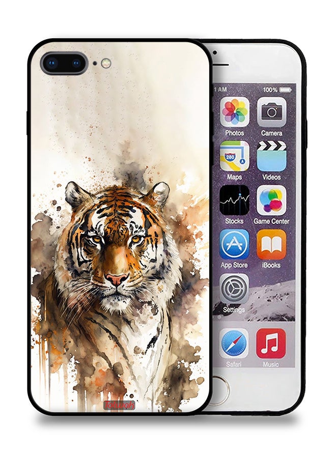 Tolwak Apple iPhone 8 Plus Protective Case Leopard Abstract Art - Image 1