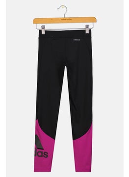 Adidas Kids Girl Sportswear Fit Training Legging, Black  - Image 2