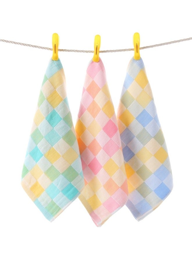 3 حزم موسلين طفل غسيل الملابس الناعمة العضوية طفل غسيل الأقمشة المثالية للولادة حديثة الحساسة الجلد طفل مناديل منشف الوجه 25cm * 25cm - Image 1