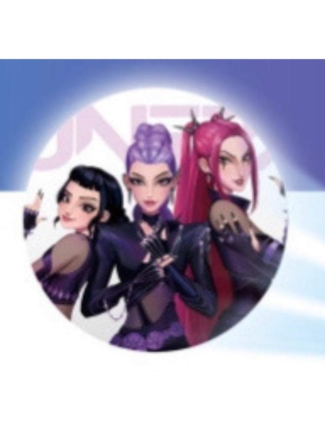 Kpop شيطان صيادين "HUNTRIX"3D كرتون مشرق الإسقاط ساعة,قابل للتعديل,مشرق,شاشة رقمية - 24 الصور,وقت العرض,أزياء الأطفال,هدايا لعبة الأطفال - Image 2