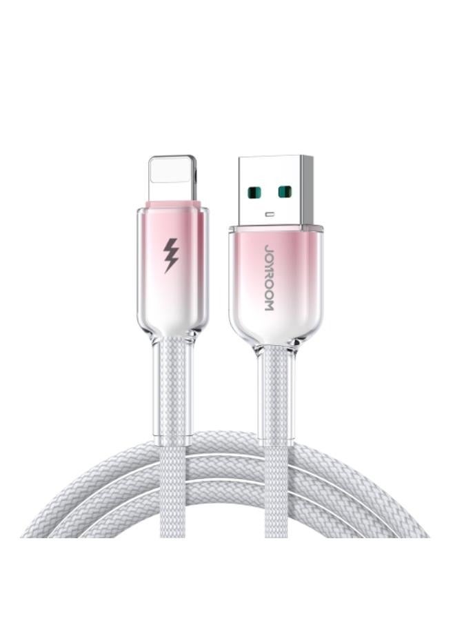جوي روم Joyroom Crystal Clear s-a42 Series Data Cable usba 1.2 M 15W