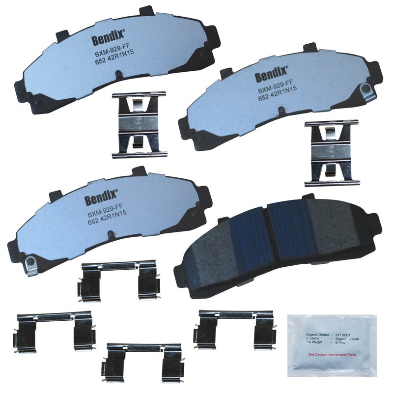 Bendix Fleet Metlok MKD652FM Semi-Metallic Front Brake Pads for Select Models Ford Explorer, F-100 Ranger, Mazda B2300, B2500, B3000, B4000, Mercury Mountaineer - Image 4