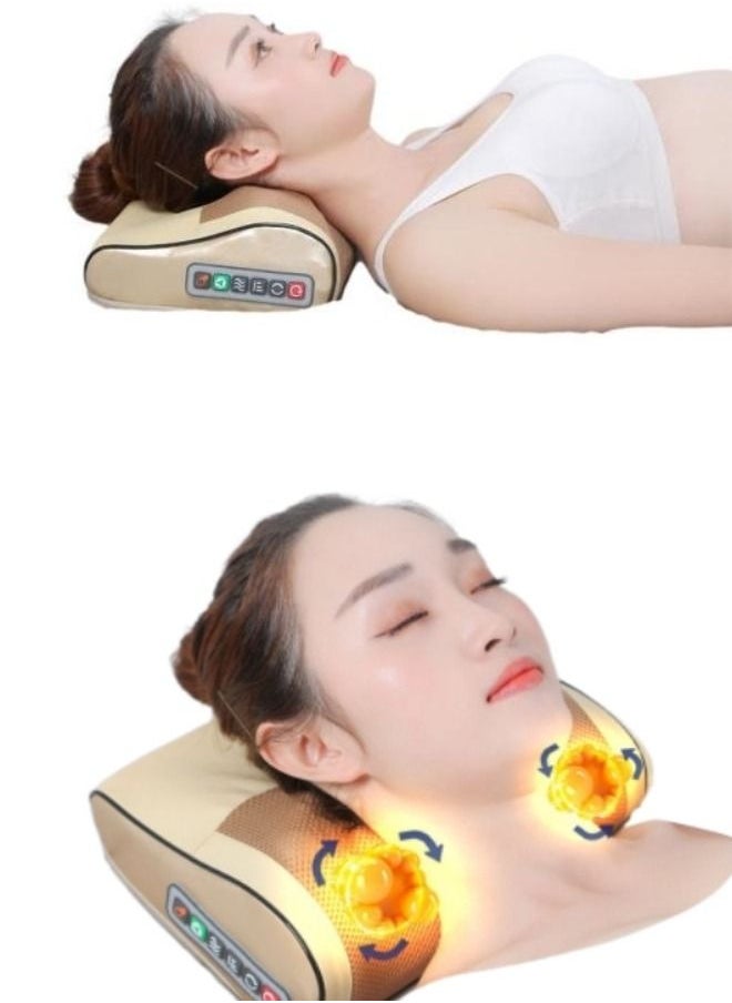 Ru syanl Electric Neck Massage Pillow Shoulder Waist Head Belly Heating Massager  - Image 1