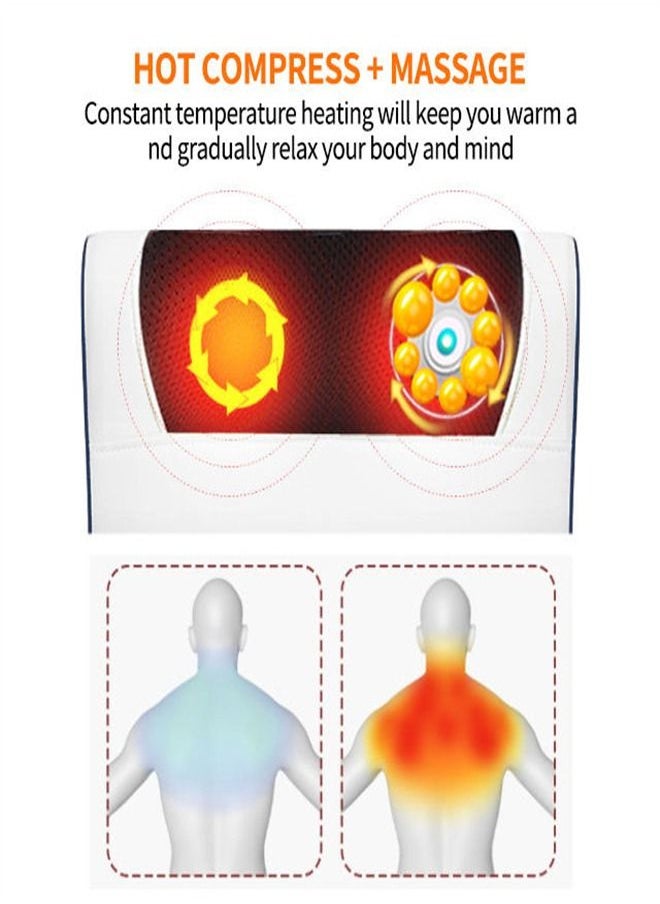 Ru syanl Electric Neck Massage Pillow Shoulder Waist Head Belly Heating Massager  - Image 5