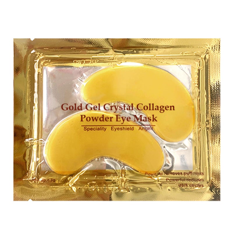 Ruzzut Under Eye Patches - 30 Pairs 24K Gold Moisturizing Under Eye Mask, Anti Aging Collagen Eye Masks Skincare Eye Patches for Puffy Eyes and Dark Circles, Gold - Image 4
