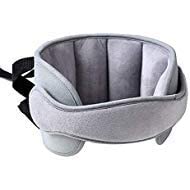 Car Head Support Toddle Car Neck Relief Baby Child Car Seat Adjustable Head and Neck Support Band A Comfortable Sleep Solution Gray
