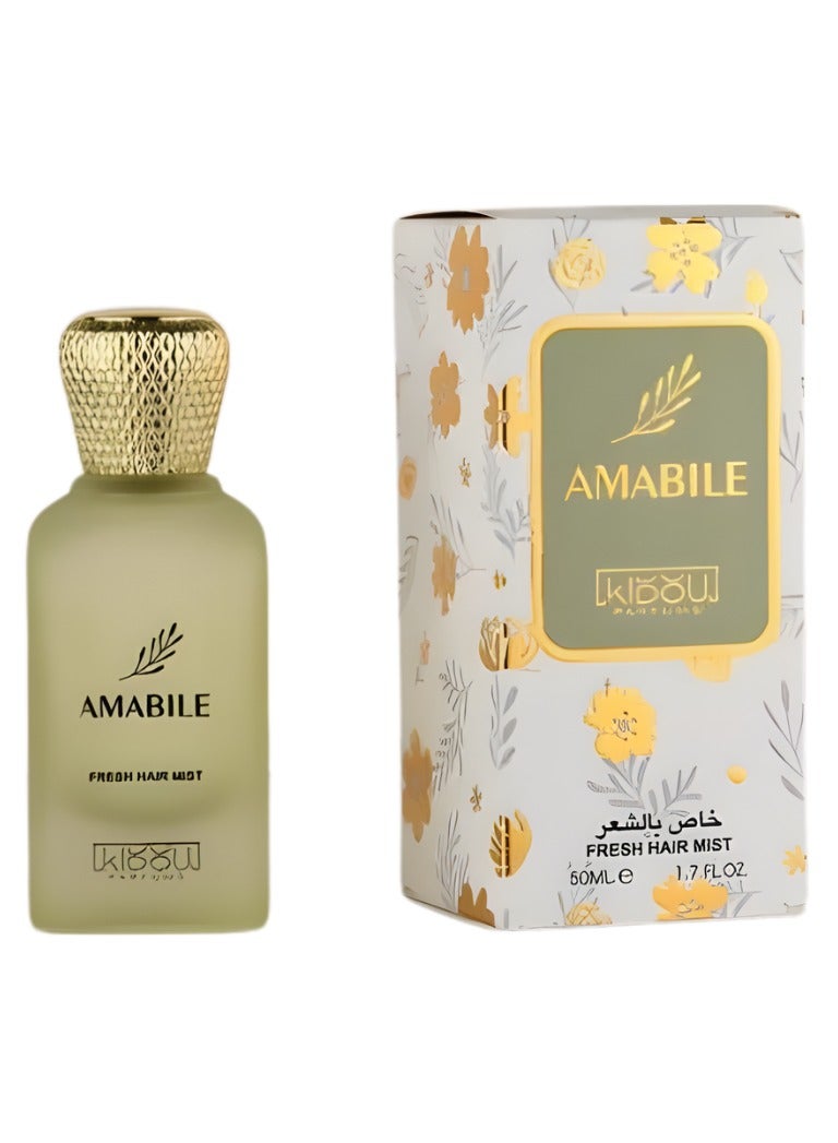 امابيل بخاخ عطر للشعر 50 مل من كيدو للعطور - برائحة زهرية ناعمة مع المسك | عطر شعر يدوم طويلاً للنساء
