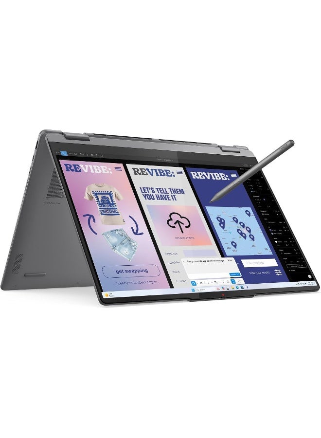 Lenovo Yoga 7i 16 - 2-in-1 Copilot+ PC Laptop- Intel Ultra 7 256V, 16GB, 512GB SSD, 16Inch Touchscreen WUXGA, Windows 11 Home, English Luna Grey - Image 1