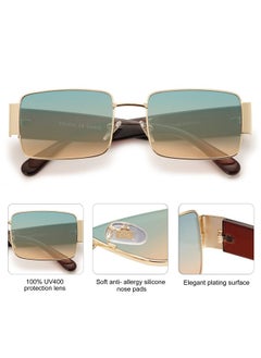 Fashion Rectangle Sunglasses For Women Men Retro Vintage Narrow Sun Glasses Sj1162 Goldgreen Gradient Brown - pzsku/Z05F3A6FB65F78FD32A96Z/45/_/1718188778/310f596b-fd07-492c-81b6-53e25d28ea3d