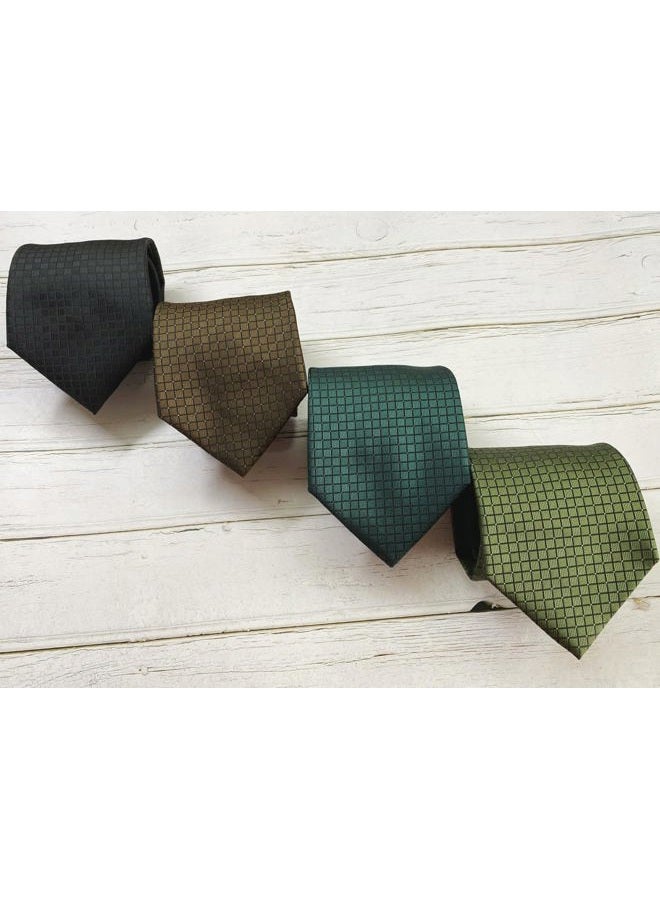 KissTies Mens 63'' XL Long Tie Black Solid Necktie For Tall Man + Gift Box - Image 3