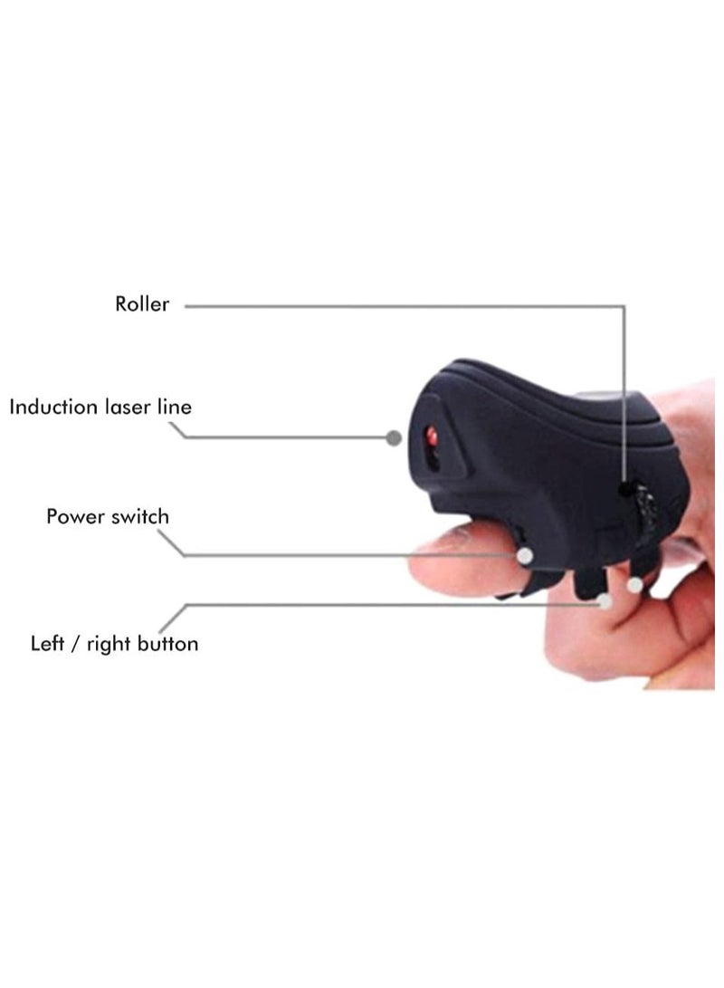 General Handheld Bluetooth Finger Mouse Mini USB Mice Rechargeable Pocket Ring Mouse for PC Laptop Computer Tablet  - Image 5