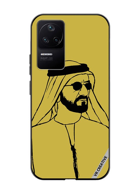 Protective Case Cover For Xioami Poco F4 GT Sheikh Mohammed Bin Rashid Al Maktoum Design Multicolour