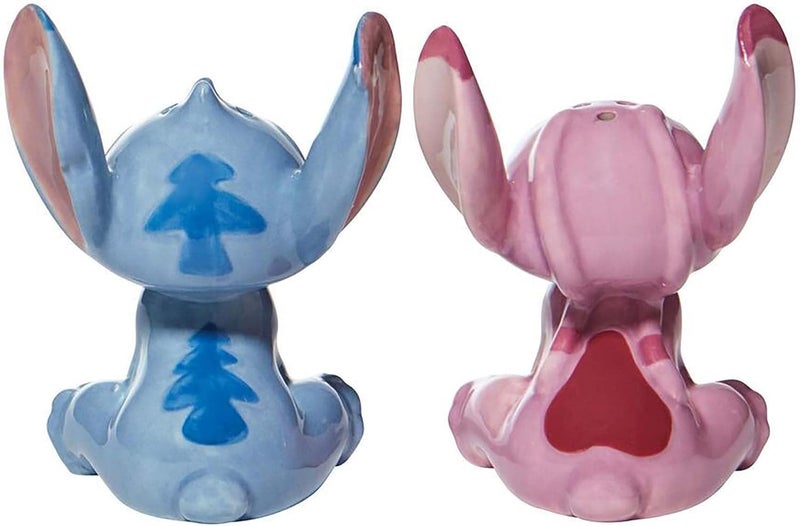 Enesco Disney Ceramics Stitch and Angel Salt and Pepper Shaker Set 35 Inch Multicolor - Image 5