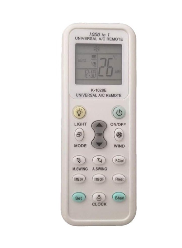 Universal Air Conditioner Remote Control Replacement Air Conditioning Controller without Battery - Image 1
