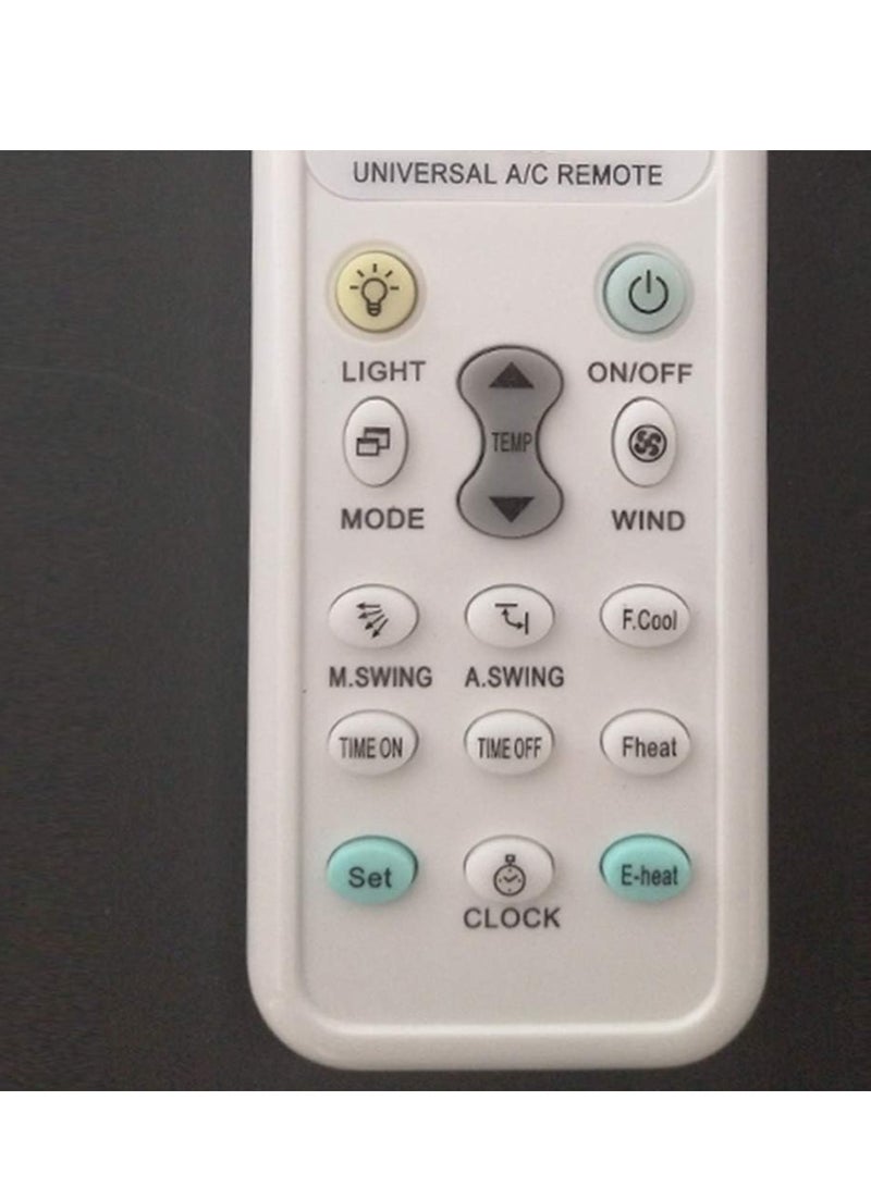 Universal Air Conditioner Remote Control Replacement Air Conditioning Controller without Battery - Image 5