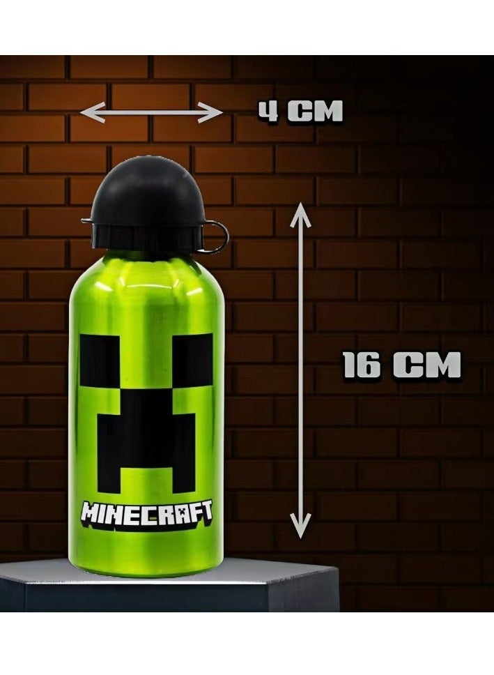 general Minecraft game merchandise Coolie Aluminum Ultra Light Sports Kettle Children's Cartoon Water Cup (400ml) - Image 3